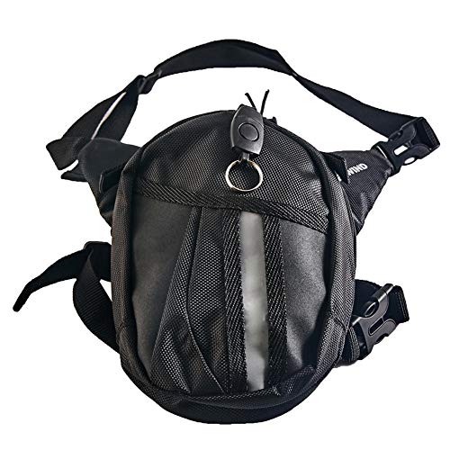 hefeibiaoduanjia Outdoor Sport Motorcycle Cycling Riding Zipper Fanny Pack Waist Bag Leg Pouch Outdoor Sport Motorcycle Cycling Riding Zipper Fanny Pack Black