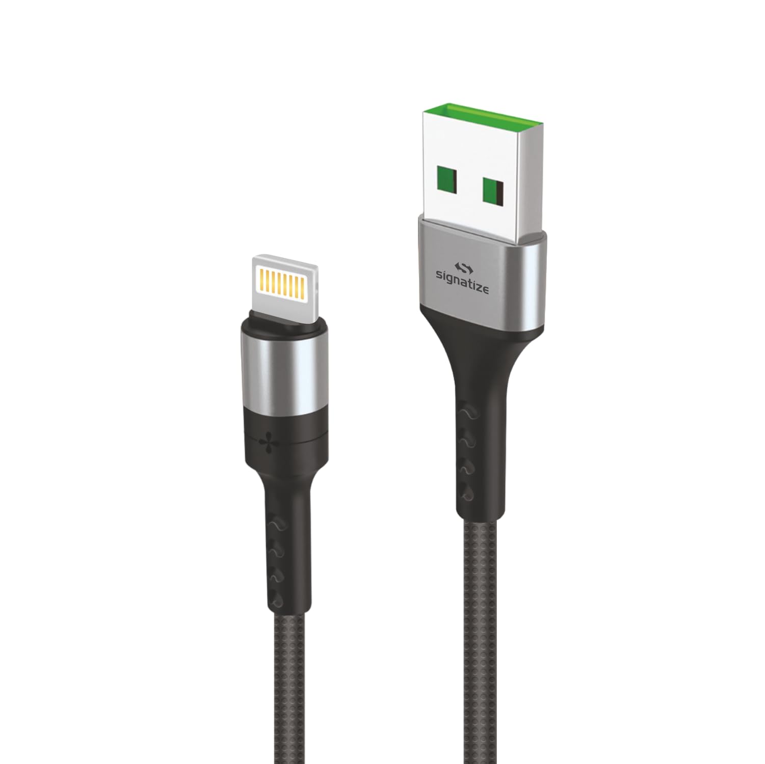 SIGNATIZE 4A ios USB Data & Charging Cable, Made in India, 480Mbps Data Sync, Strong & Durable 1.2-Meter Nylon Braided USB Cable for ios USB Devices - (SILVER) (B0CM33SJ8M) Amazon Price History, Amazon Price Tracker