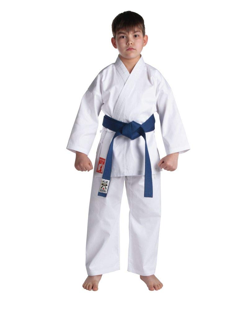 Karategi Kid - Tessuto 200 gr/m² - 65% Poliestere 35% Cotone - Divisa Bambino Ragazzo Karate Jujitsu Aikido Arti Marziali