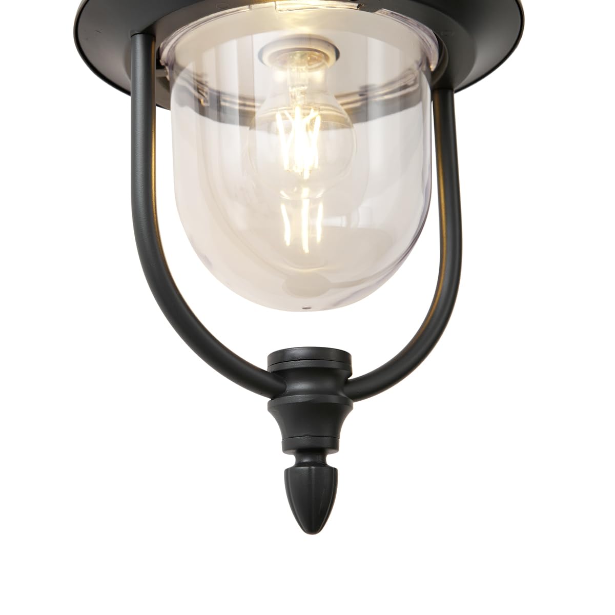 Qazqa Classique applique murale extérieure noir 28cm Genoa