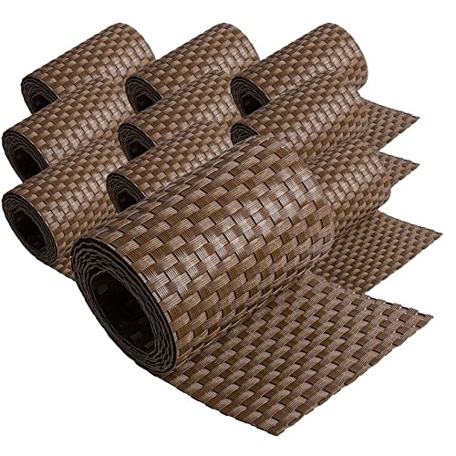 DEMA PVC Sichtschutzstreifen 70 M X 19 Cm – Cremefarben, Witterungsbeständig, Inkl. Befestigungsklipps