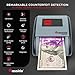 Cassida InstaCheck Small Footprint, Easy to Read Automatic Counterfeit Detector with Infrared, Magnetic and Ultraviolet Sensors, Compact and Lightweight Grey 11-3/4