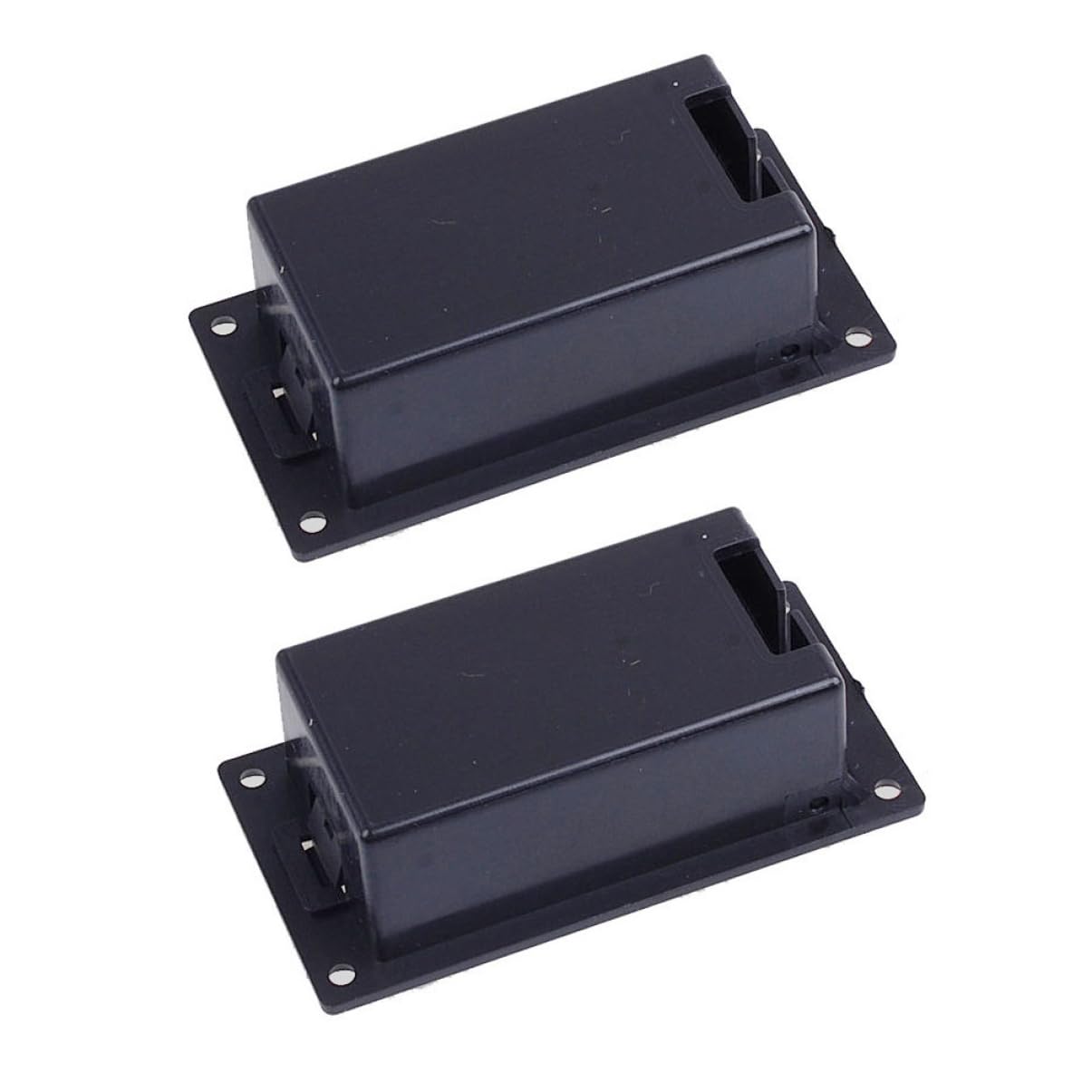 ifundom Guitar Pickup Battery Case 2pcs Replacement Boxes for 9v Guitar Bass Pickup Safe for