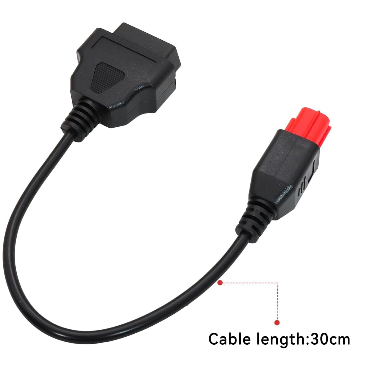 VZG Adaptateur OBD2 Pour Harley 4 Broches 6 Broches 2 En 1 Pour Moto Harley Davidson 4 Broches + 6 Broches Vers Connecteur OBD2 16 Broches, Fonctionne Avec De Nombreux Outils De Diagnostic OBD2