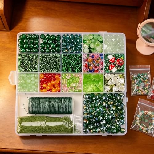 Juego de plantas de perlas para decorar tu sala de artesanía u hogar 3