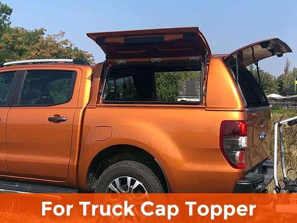 Miniatura 8 de C16-04154 puntal de elevación de gas, 15 pulgadas, 24 libras, 107 N por pieza para cámper Leer, tapa de camioneta, cúpula de fibra de vidrio,