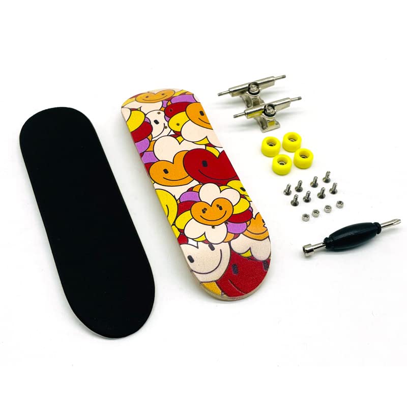 Pro Fingerboard Complete 30mm Skateboard Mini Small Hand Skate Professional Finger Board Full Wood Maple Wheels with Bearings for Kids (A1) — image 1
