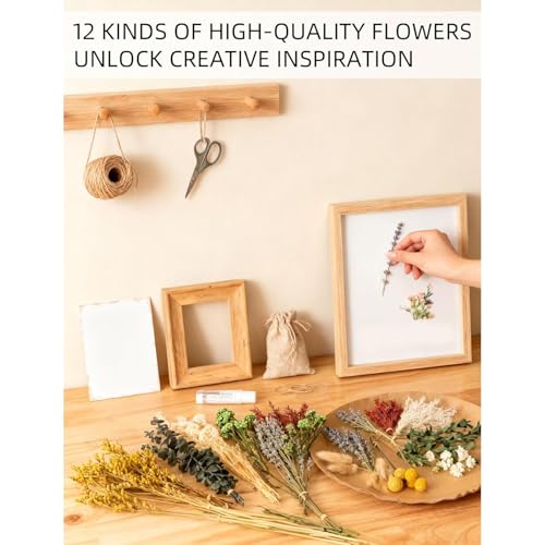 Ramo de flores secas premium con lavanda y pampas miniatura 6