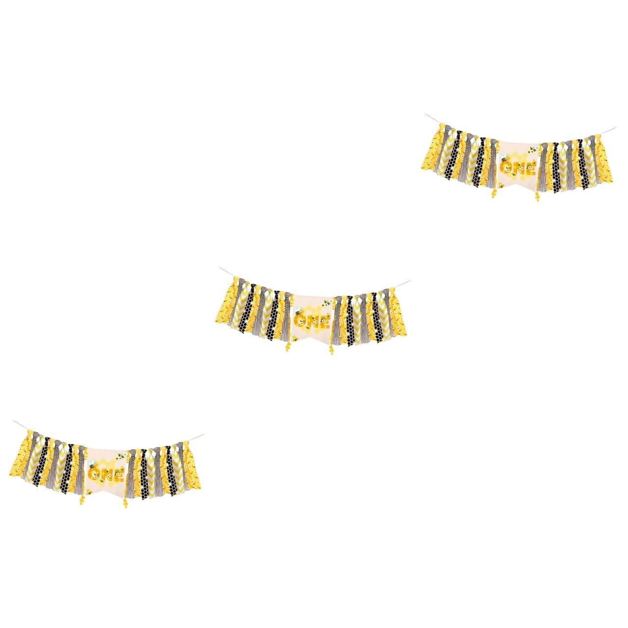ibasenice 3 Decorazioni Uniche Per Compleanno Con Personaggio Y Striscioni Per Feste A Forma Di Ape Per Interni/esterni