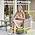 ovios 9 Pieces Patio Furniture Set, Outdoor Sectional Sofa with Swivel Rocking Chair, 42" Fire Pit Table, Wide Arms and Deep Seat, Modular Wicker Rattan Conversation Set, Black