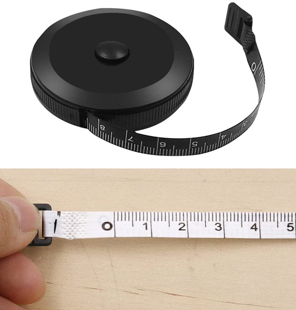 Miarka do ubrań Linijka Prezentowa miarka Mini miarka Automatycznie zwijana Miękka Plastikowa linijka wielokrotnego użytku Miarka Taśma Przydatna przetworzona