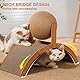 Katzenkratzer Karton, Natürliches Sisal-Kratzbrett mit Ball, Gewölbtes Brückendesign, Kaninchen Kratzspielzeug für natürliche Kratzbedürfnisse & Möbelschutz, 35x15x26 cm