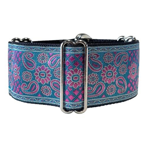 Martingale Dog Collar for Greyhound Saluki Whippet and Other Breeds with Similar Neck 2' Wide (M...