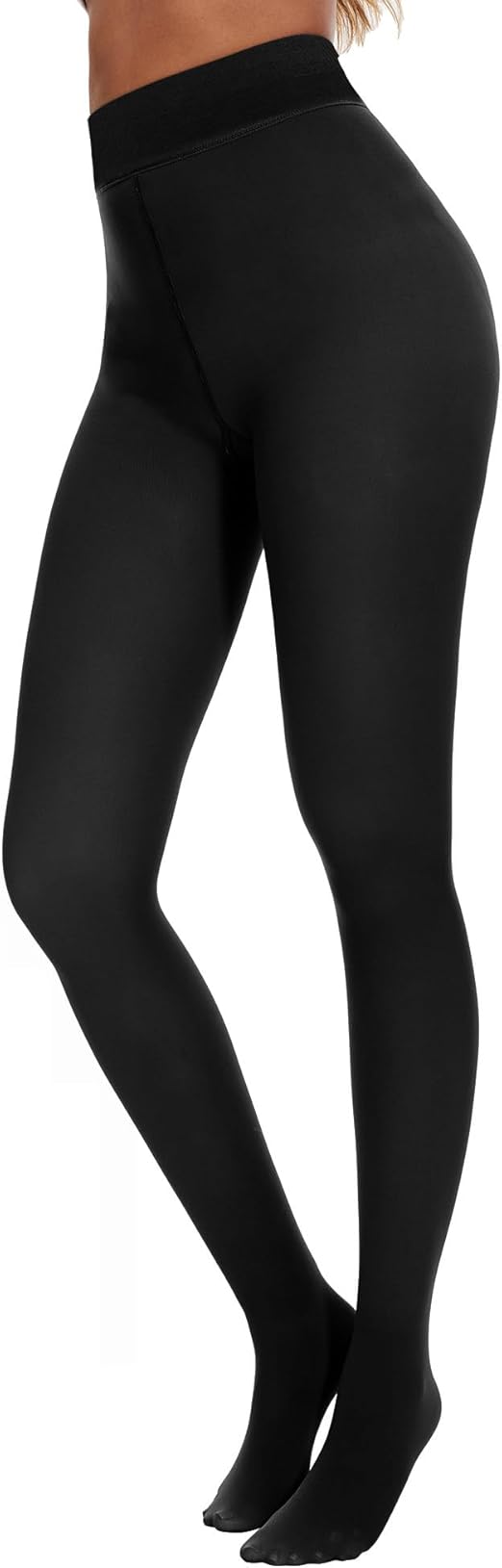 TNNZEET Fleece Lined Tights Women — Pantyhose Colorful Opaque Black Sheer Thermal Winter Warm Leggings Under Dress