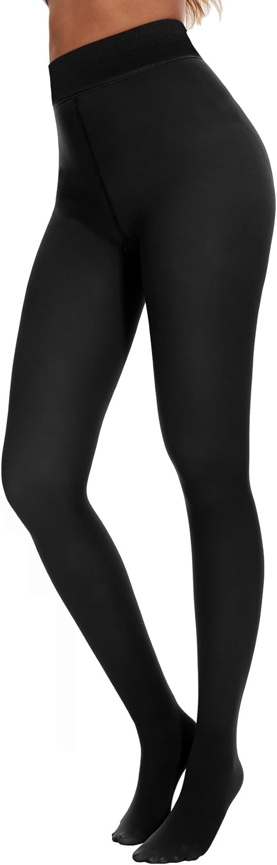TNNZEET Fleece Lined Tights Women — Pantyhose Colorful Opaque Black Sheer Thermal Winter Warm Leggings Under Dress