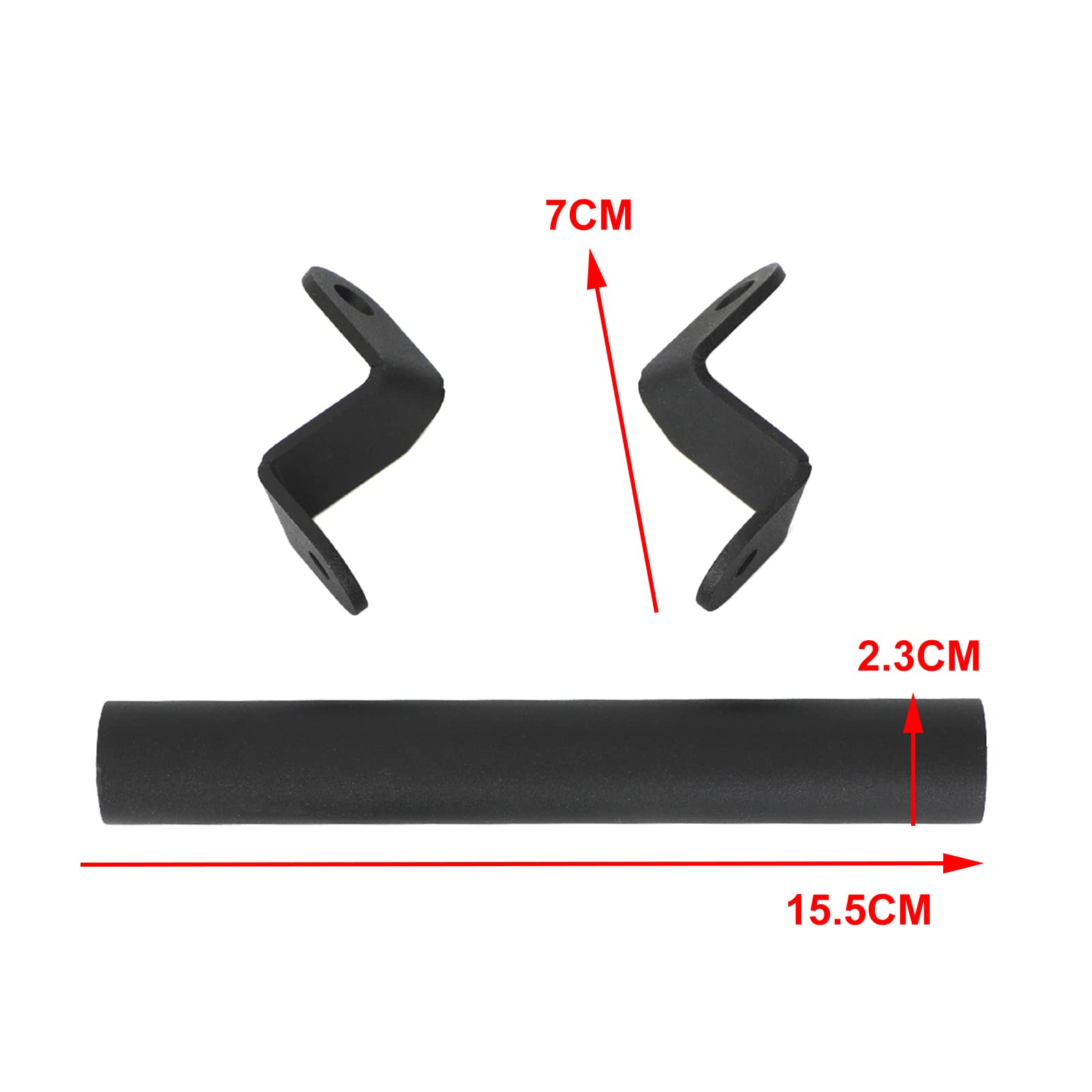 Areyourshop Phone Navigation Bracket Gps Extension Bracket fit for KAWASAKI NINJA 250 2018-2021, NINJA 400 2018-2022 Navigation Phone Stand Extension Bracket