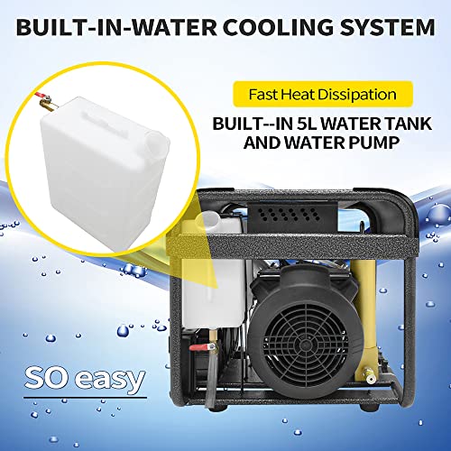 Tuxing Pcp Air Compressor,Electric High Pressure Pump,Built-In Water And Fan Cooling System,Two Stage Filtration Filter,Auto Stop Version, For Paintball Air Rifle Diving Scuba Tank 110V (Txedt032) #TOP4