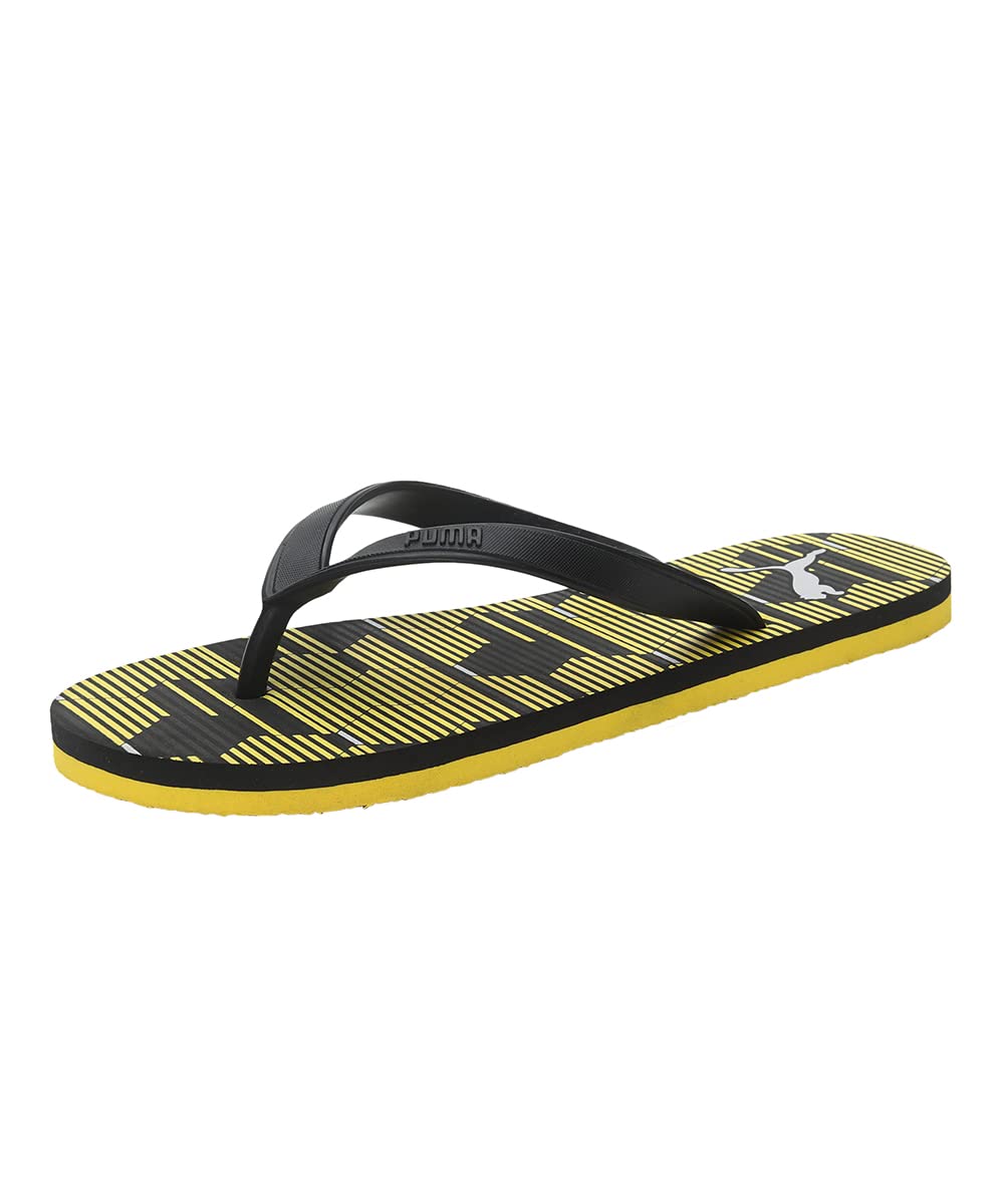 Puma Mens Swag Black-Vibrant Yellow-Silver Flip Flop - 8 UK (38380103) (B09CYPV3GT) Amazon Price History, Amazon Price Tracker
