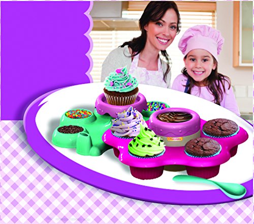 AMAV Cupcake Maker Toy Activity Set Using Microwave Baking - DIY Make Your Own Delicious Treat - Edible Sweet Art