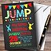Price comparison product image Chalk Boys Jump Trampoline Childrens Birthday Party Invitations