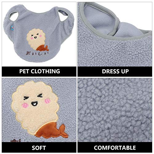 VILLCASE Roupa Quente para Cães Roupas de Inverno para Animais de Estimação Colete Decorativo de Des