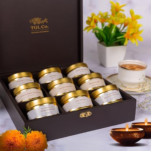Image of TGL Co. Contemporary Classic - Assorted Tea Gift Box (15 Gm) Pack of 9
