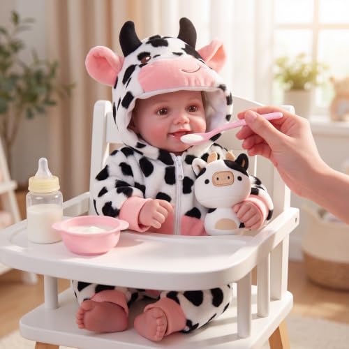 Muñeca Reborn BABESIDE 17 Pulgadas Cuerpo Suave Realista miniatura 5