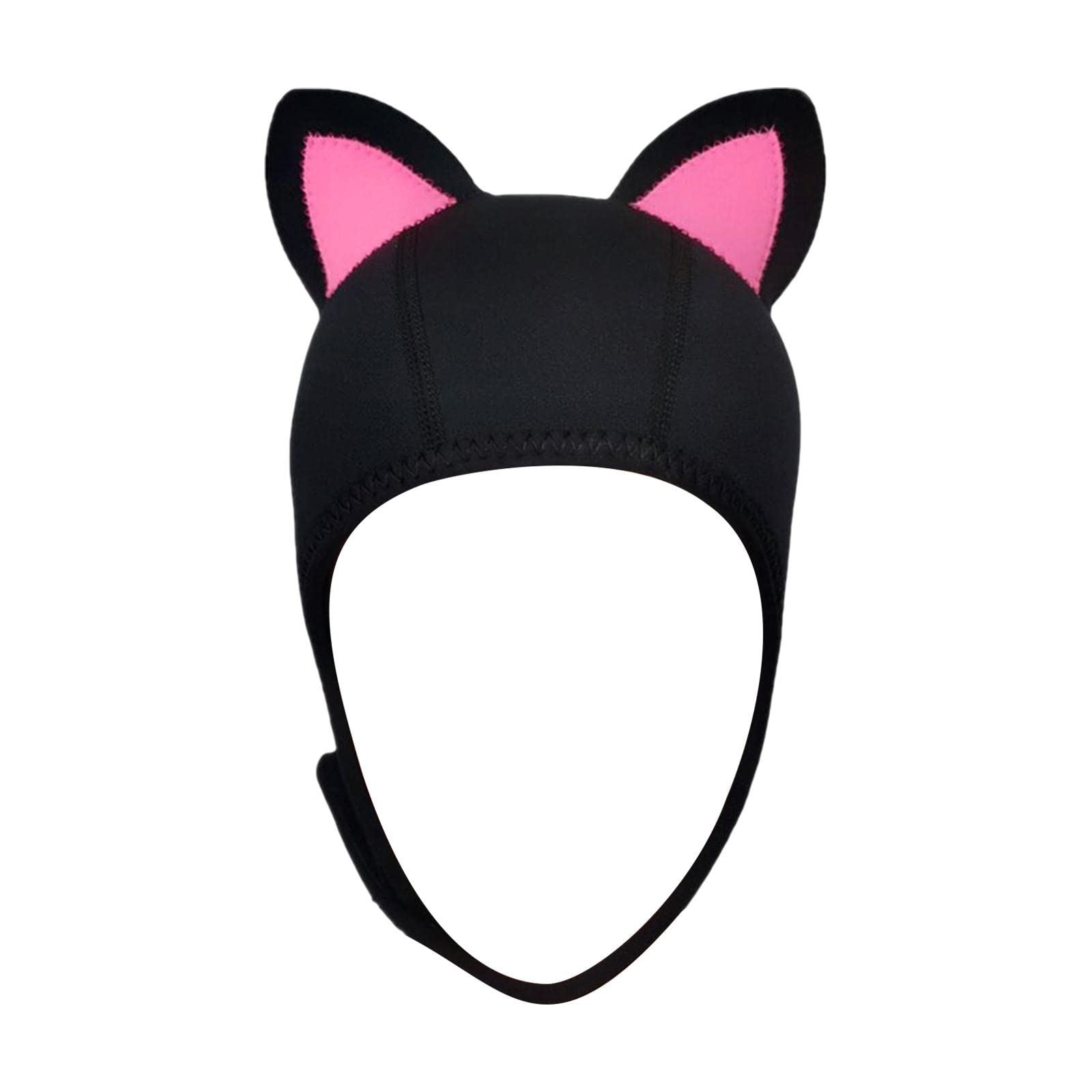 Cappuccio da Sub con Orecchie da Gatto Accessorio Wetsuit Regolabile in Neoprene 3mm Adatto per Donne Bambini Immersione Nuoto Surf