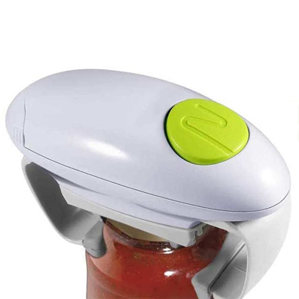 Manos Libres Abrebotellas EléCtrico, con Interruptor De Un Solo Toque, Funcionamiento De La BateríA, para Personas Mayores con Artritis, Las Manos DéBiles