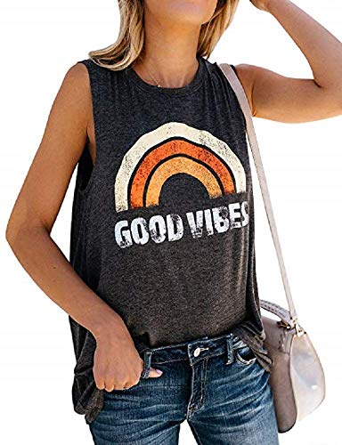 JEYMMI Womens Tank Top Casual Summer Beach Tank Tops Sleeveless Tops Loose Fit 2025 - Image 3