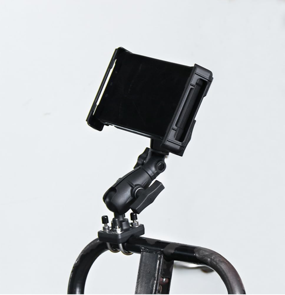 Strg Double Socket Arm Compatible with 1.5 Inches/C Size / 38mm Ball Mounts, 8.1" Length Double Socket Swivel Arm Powerful Clamp Compatible with RAM Mount, iBolt Ball Mount Base and More