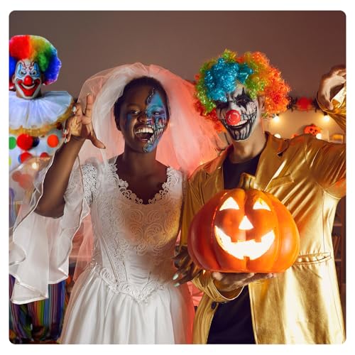 DoubleFill 6 ft Clown Stand up Cardboard Cutout Life Size Halloween Circus Theme Party Decoration Backdrop Photo Stand up Cardboard Cutout for Halloween Carnival Circus Party Decor