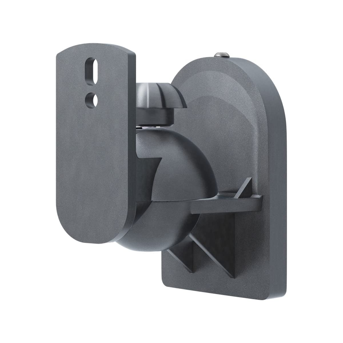goobay 49393 - Supporto da parete per casse fino a 3.5 kg, colore: Nero