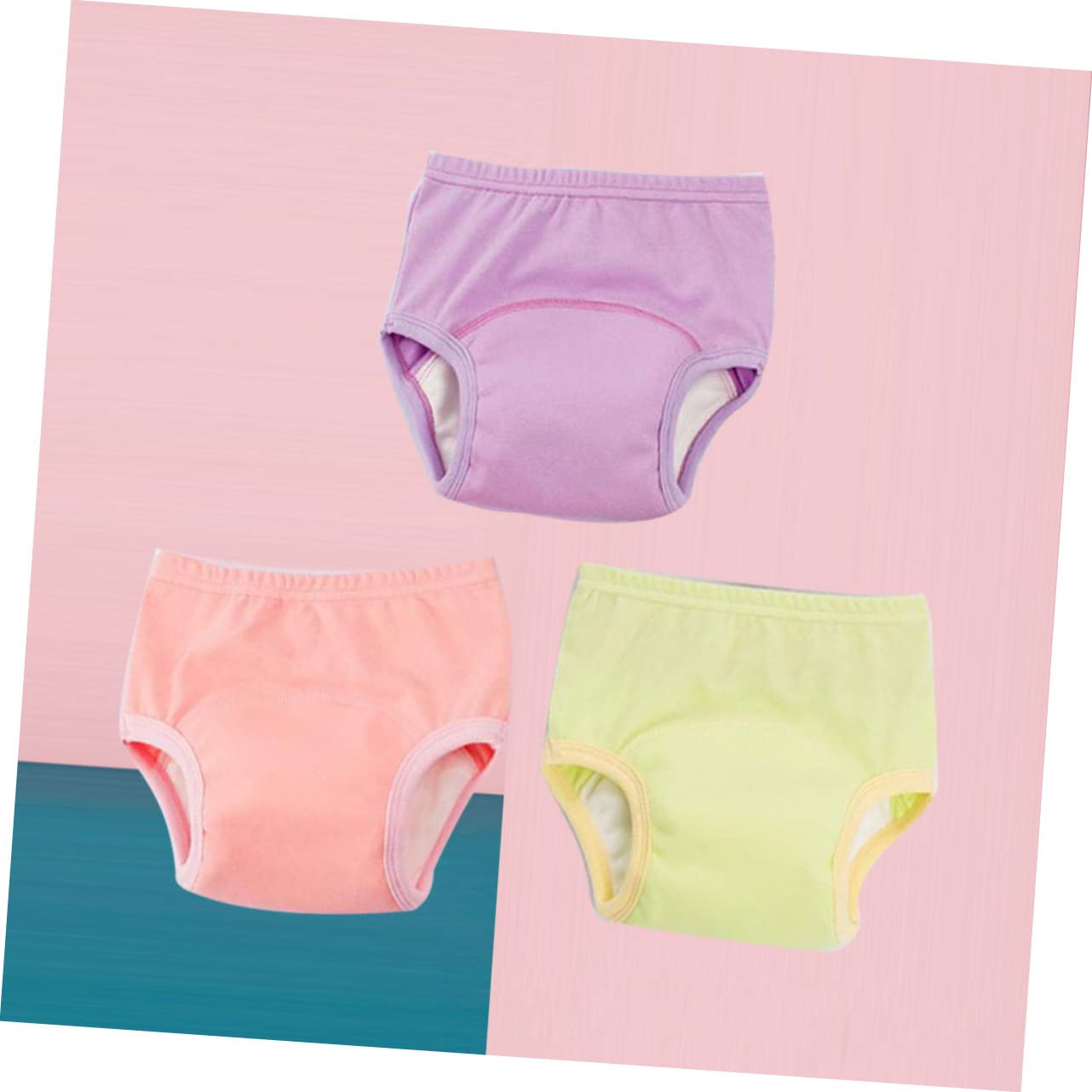 BESTonZON 6piezas Pantalones De Entrenamiento Para Bebés Algodón Transpirable Lavables Diseño Práctico Para Recién Nacidos Frutal