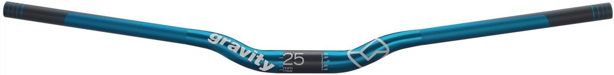 FSA Gravity Light Riser Mountain Bicycle Handlebar (Blue Anodized - 31.8x25x800mm)
