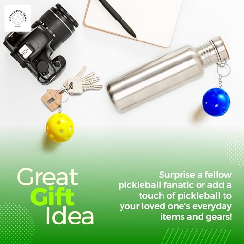 Porte-clés Pickleball colorés et lot d'autocollants pour accessoires de sport - 2