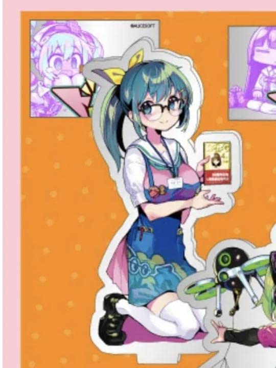 ドーナドーナ 受注生産限定 アクリルキーホルダー　 メディコ　2種　ヴィレヴァン ALICESOFT ドーナドーナ連結アクリルチャーム×2（メディコ / アンテナ