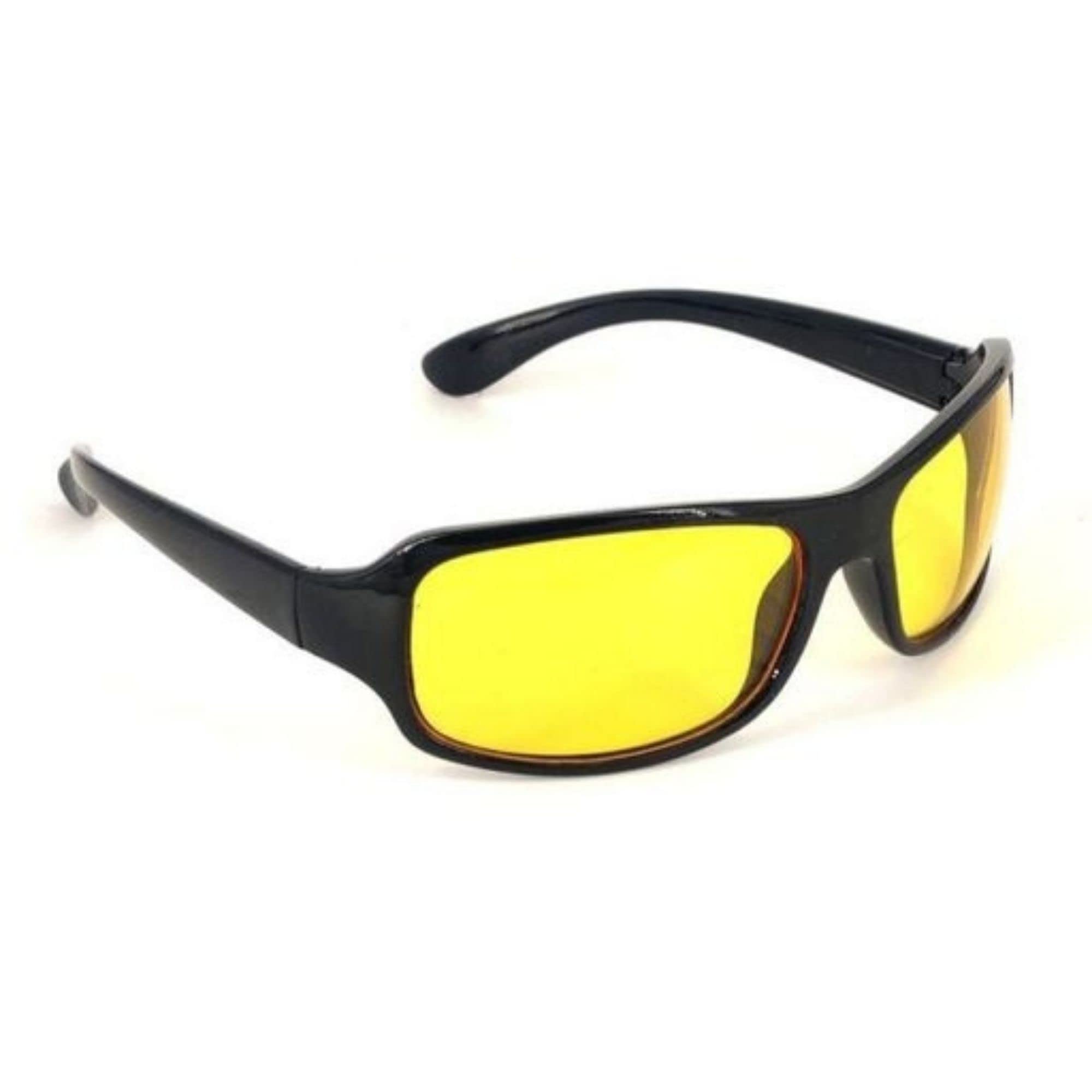 Wraparound Day And Night Driving Clear Glasses For HD Vision UV Protection Goggles for Riding Driving Travelling Sports Outdoors | With Scratch Resistant Hard Coat