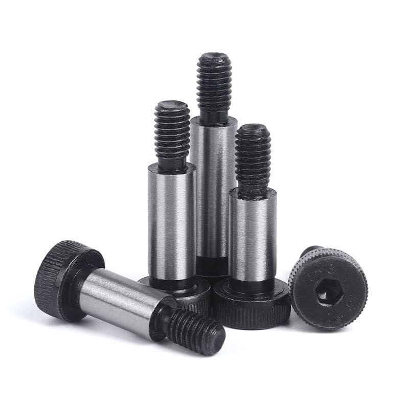 Clamping Knob Bolt Screws,2pcs M16 Dia 20mm Hexagon Plug Screw Shaft Grade 12.9 Steel Hex Hexagon Socket Cap Head Shoulder Roller Bearing Screw Bolt(20*M16*120mm)