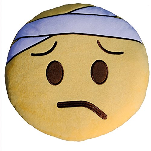 Cojin Emoticonworld lesionado 32cm