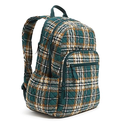 Image of Cotton Campus Backpack, Orchard Plaid