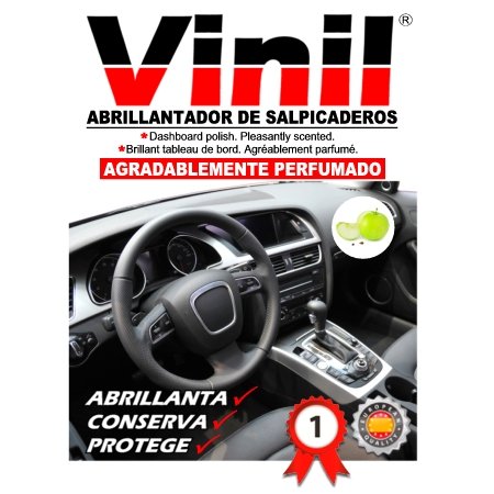 LIMPIARCOCHE.COM SANMARINO ABRILLANTADOR SALPICADEROS Efecto Coche Nuevo Aroma Manzana Fresca 12 L.