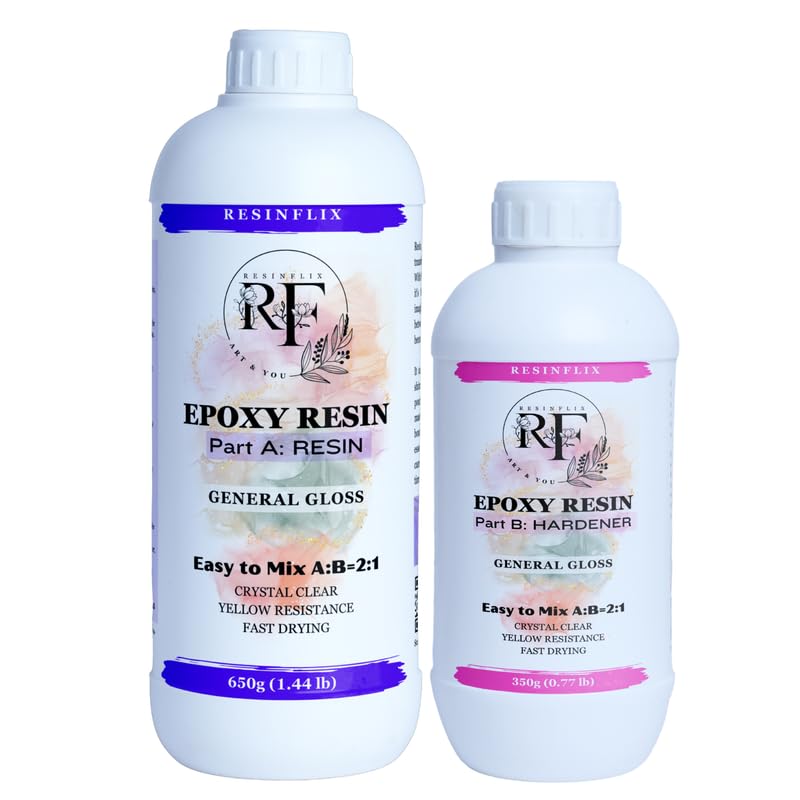 See full amazon price history chart for Resinflix 2:1 Crystal Clear General Gloss Epoxy Resin and Hardener Set - Premium Resin Art Kit for Beginners, Artists, Professionals, DIY - High Gloss Raisin Art Kit, Bubble-Free, Non-Yellowing 1Kg Resinflix 2:1 Crystal Clear General Gloss Epoxy Resin and Hardener Set - Premium Resin Art Kit for Beginners, Artists, Professionals, DIY - High Gloss Raisin Art Kit, Bubble-Free, Non-Yellowing 1Kg (B0CXLF5V6H) Amazon Price History, Amazon Price Tracker