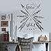 Piuma Freccia Etnico Decor Citazione Vinile Wall Sticker Home Decor Soggiorno DIY Murale Art Decal 58x61cm
