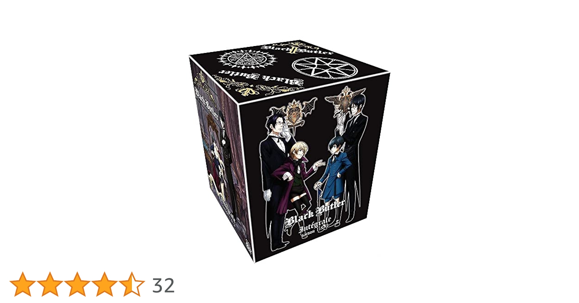 黒執事 1期&amp;2期 コンプリート DVD-BOX (全43話 1075分) くろしつじ 枢やな アニメ [DVD] [Import] [PAL 再生環境をご確認ください] d2ldlup Amazon.co.jp: 黒執事 1期&2期 コンプリート DVD-BOX (全43話