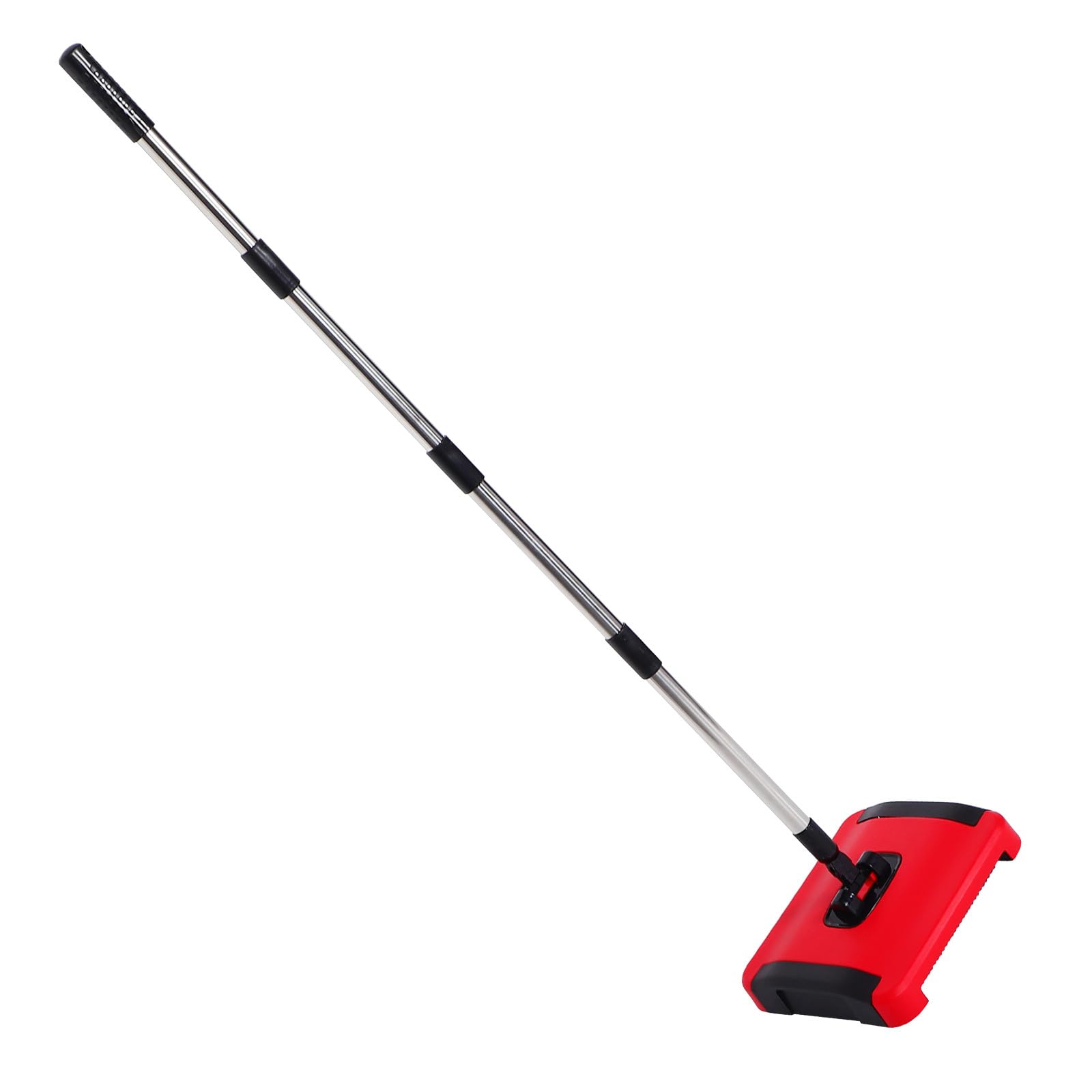 VICASKY Balai à Tapis Manuel Multifonctionnel avec Rouleaux Brosse en Acier Inoxydable et Hauteur Réglable pour Nettoyage des Poils D'animaux et Sols à Domicile