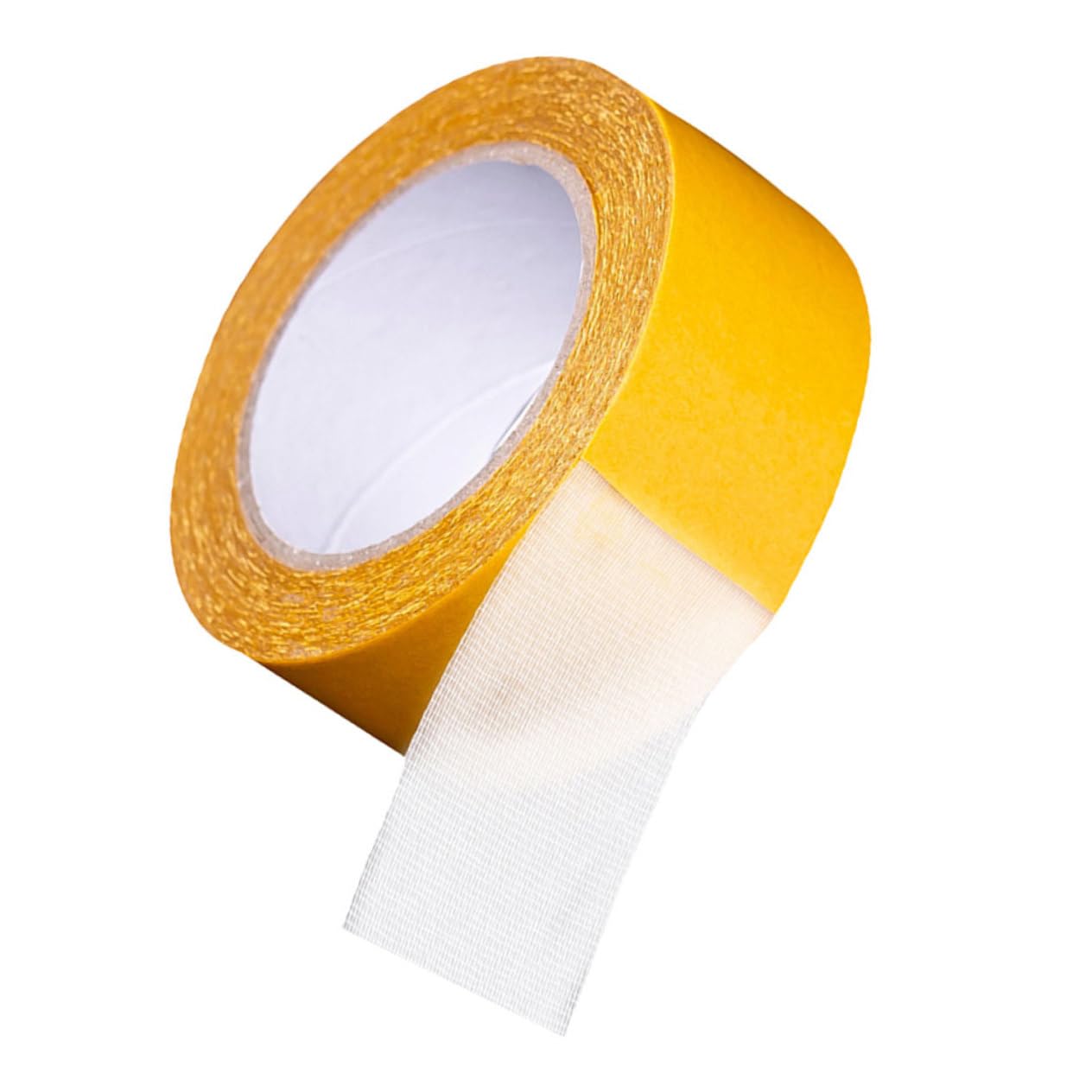 MAGICLULU 4 Rouleaux Ruban adhésif double face à base de tissu bande adhésive ruban à double face ruban adhésif double face pour tapis ruban à deux côtés Ruban translucide en maille