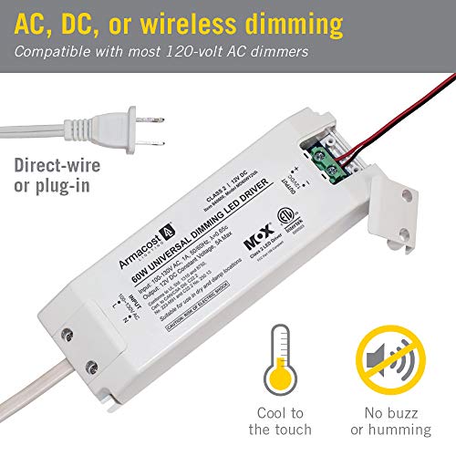 Image of Armacost Lighting 60-Watt Universal Dimmable 12V DC LED Driver TRIAC 840600N