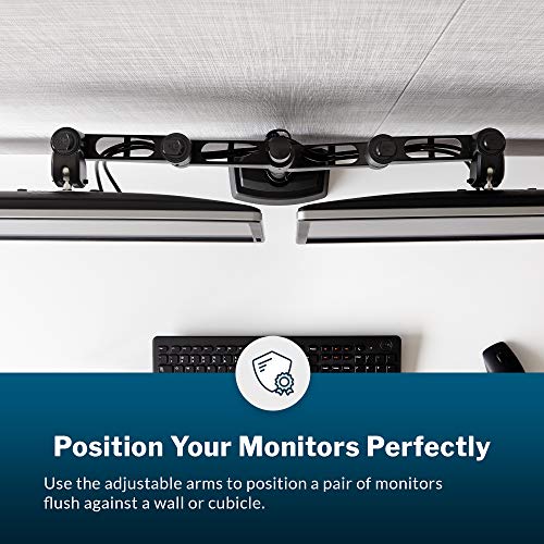 Image of Vari Dual Monitor - 180 Degree - Black