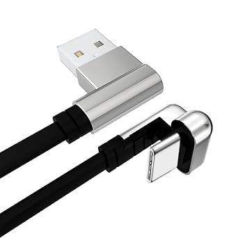 كابل USB A إلى C، 180 درجة U على شكل USB نوع C شحن سريع ومزامنة البيانات الحبل، 4 Ft USB-A إلى C كابل شاحن سريع متوافق مع iPhone 15/15 Pro Max Galaxy S20 S10 S9 S8 وأجهزة usb c الأخرى